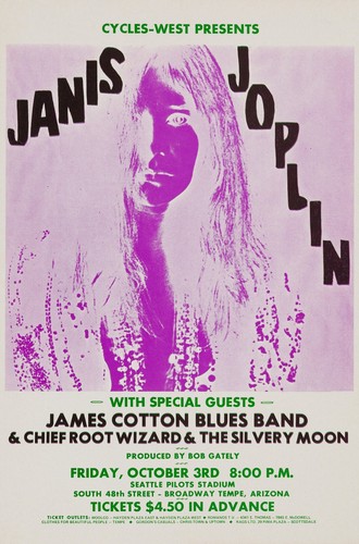 Lot of (9) Janis Joplin/Big Brother & Holding Co 13 x 17 Reproduction Posters - Picture 9 of 9