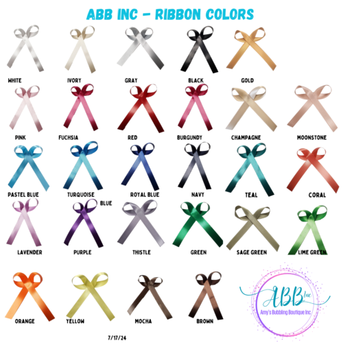 Personalized Ribbon Bow Wedding Favor Baby Shower Birthday Bridal 25 Quinceanera - Picture 165 of 171