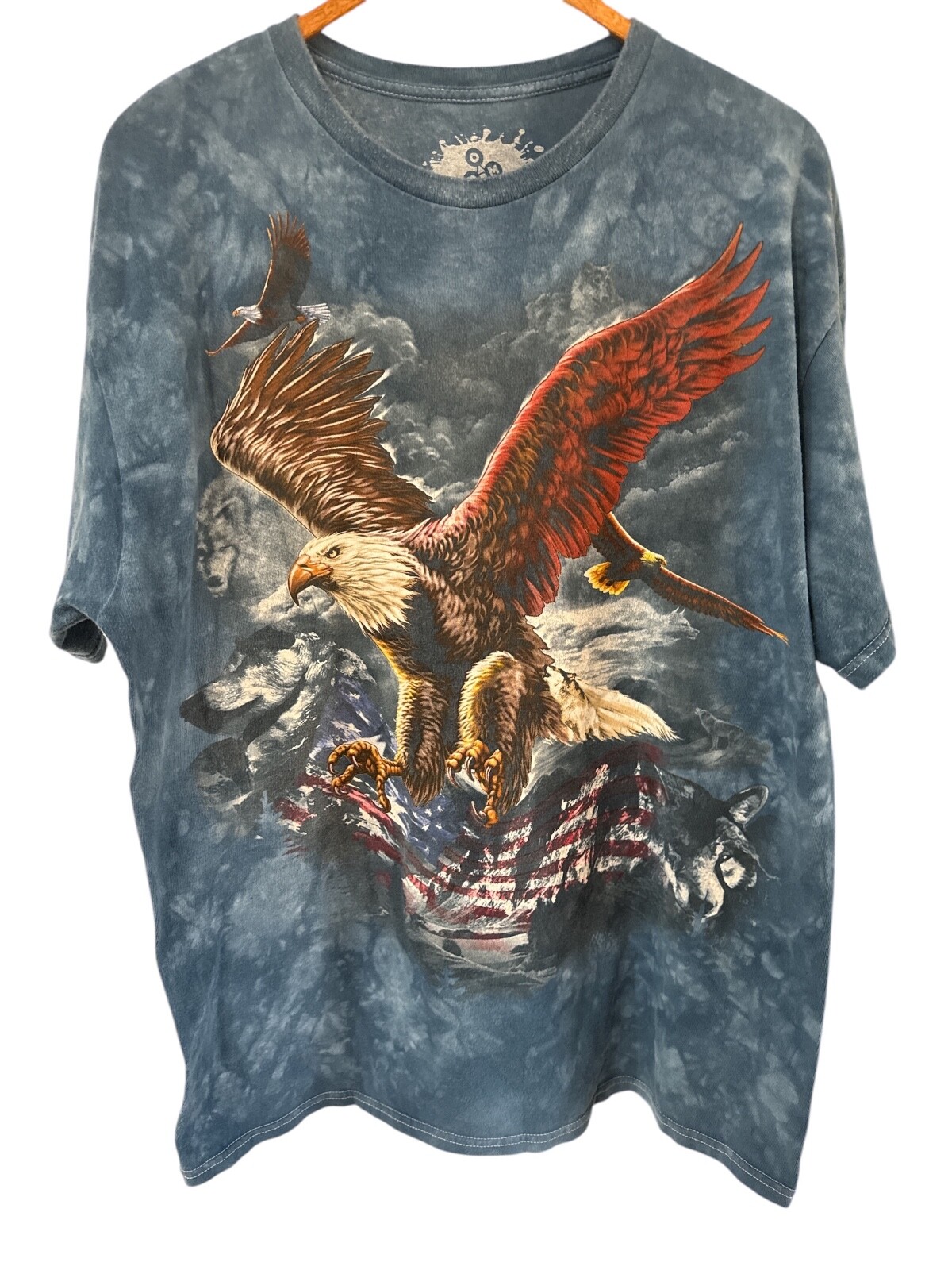 ODM It's About the Art Eagle Full Graphic All Over Print Men's T-Shirt Sz XL