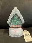 Hallmark Home Sweet Home Lighted Snowglobe Changing Lights Glitter-Used W/tags