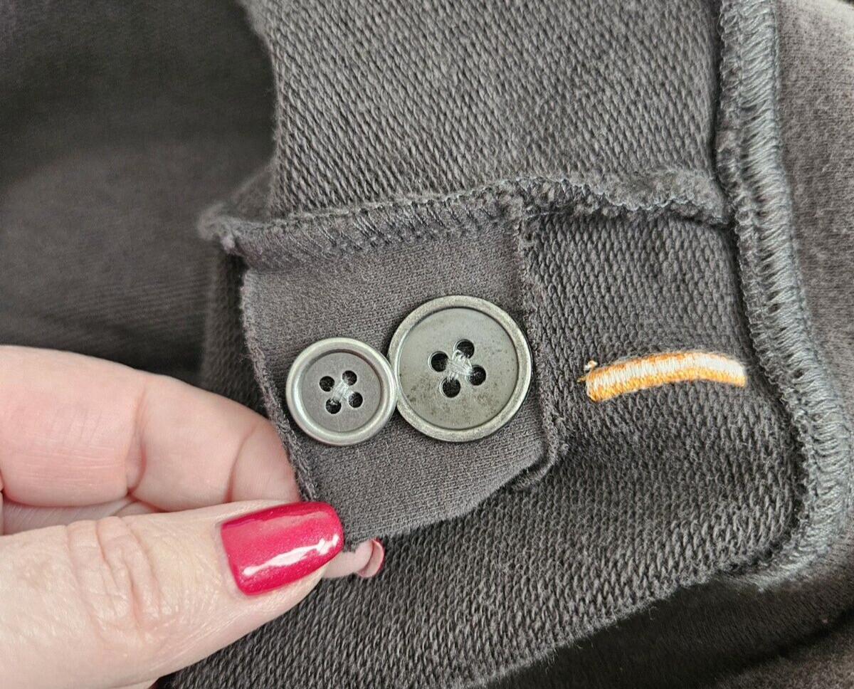 VINTAGE Lucy Gray Button Utility Jacket Petite Sm… - image 6