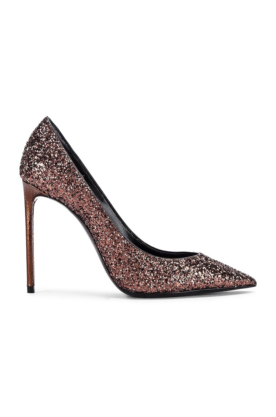 Décolleté glitter Saint Laurent Zoe prezzo al dettaglio $895