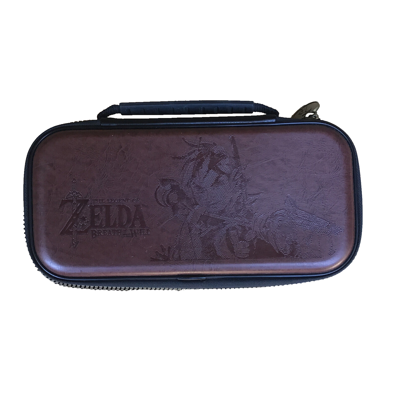 Nintendo Switch Zelda Breath of the Wild Premium Leather Carrying Case-image