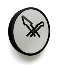 Orologio da parete contemporaneo, design a specchio, posizionamento unico.