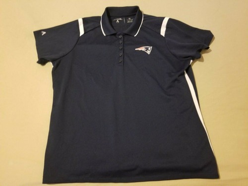 Damen Poloshirt Antigua New England Patriots XL dunkelblau sportlich