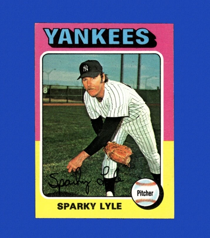 1975 Topps Mini Set-Break #485 Sparky Lyle NM-MT OR BETTER *GMCARDS*