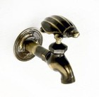 Antique Brass Turtle Outdoor Garden Tap