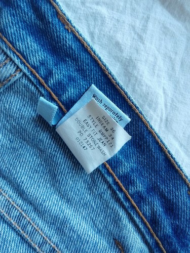 Jeans CALVIN KLEIN 36 34 VINTAGE 80er/90er Easy Fit dunkelblau 5-Pocket - Bild 10 von 22