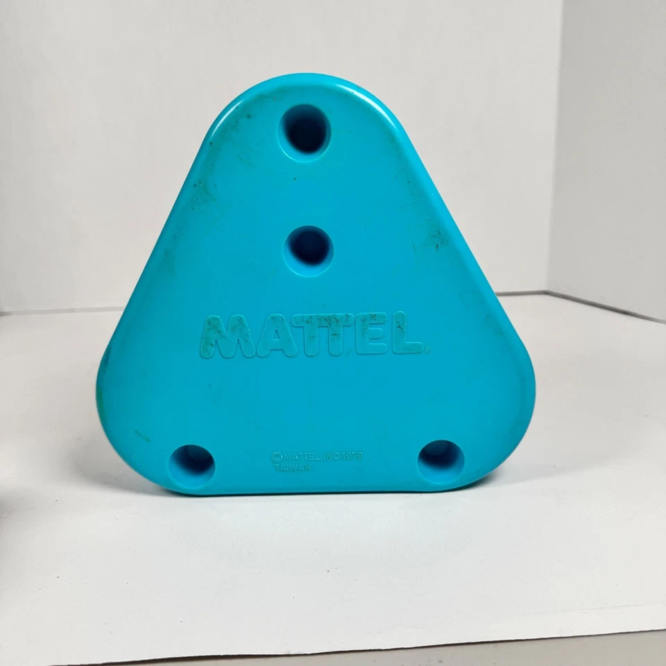 Rompecabezas giratorio de payaso Mattel Goofy Faces 1979 de colección mezcla juguete arte psicodélico Foto 3 de 4