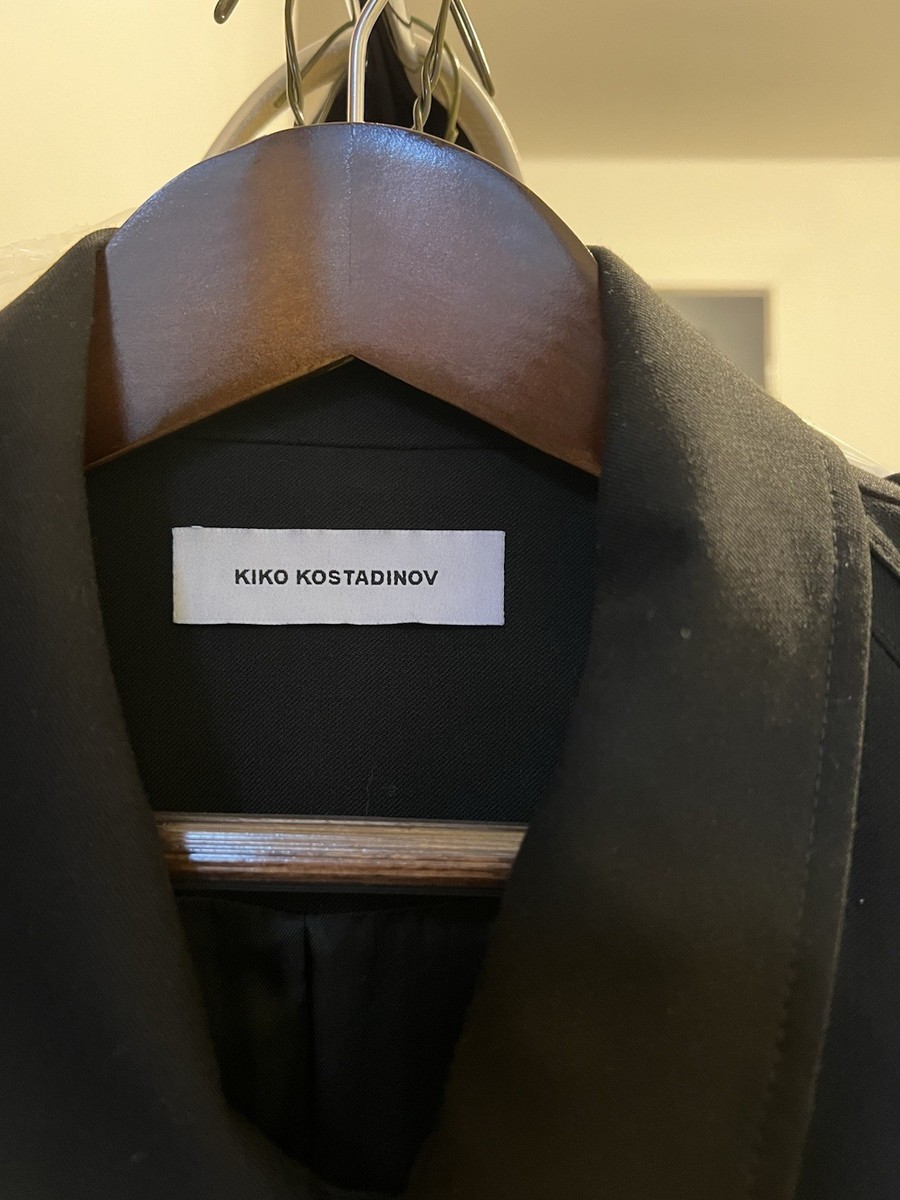KIKO KOSTADINOV SS24 Tonino Utility Jacket Size 48 M BLACK KIKO KOSTADINOV SS24 Tonino Utility Jacket Size 48 M BLACK