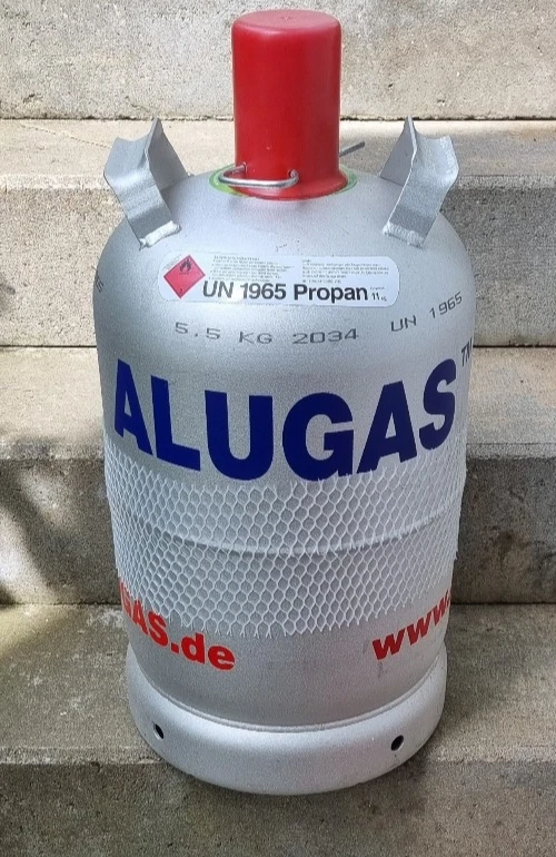 Füllung Alugas 11 kg Gasflasche Propangasflasche Camping Propangas im Tausch - Bild 2 von 4