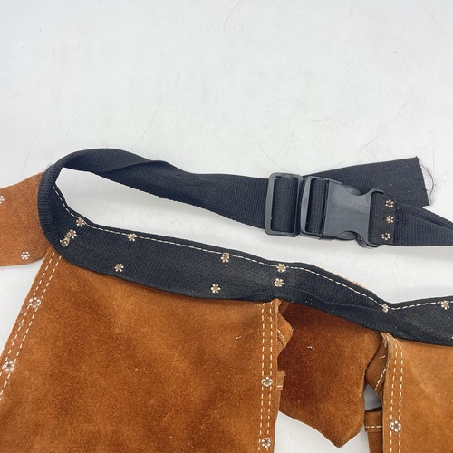 Bucket Boss Marke Taschen & Hammer Kleiderbügel Leder Wildleder Werkzeugtasche & Gürtel. - Bild 6 von 9
