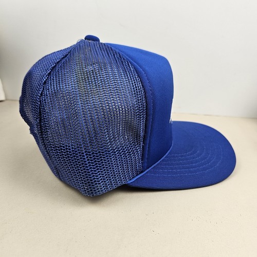 Vintage Longer Lasting Dual Farm Puffy Print Trucker Hat Snapback Cap - 第 3/8 張圖片