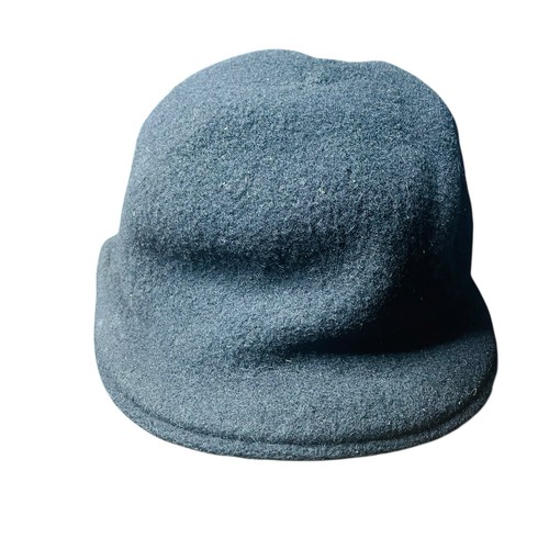MUJI USA 100% Black Wool Lamb Newsboy Cap Hat Cabbie Golf Punk - Picture 3 of 11