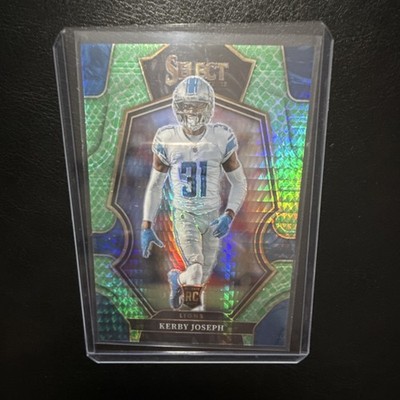 2022 Panini Select Kerby Joseph Rookie Dragon Scale Prizm /89 #135 Detroit Lions