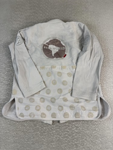 Shoyoroll BJJ Jiu Jitsu Kimono Gi Jacket Top A1F 100% Cotton White Free World - Picture 6 of 7