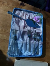 Viners of Sheffield Cake Slice & Forks Set NEW IN BOX M7