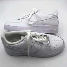 Nike Boys Air Force 1 LE FV5951-111 White Casual Shoes Sneakers Size 7Y