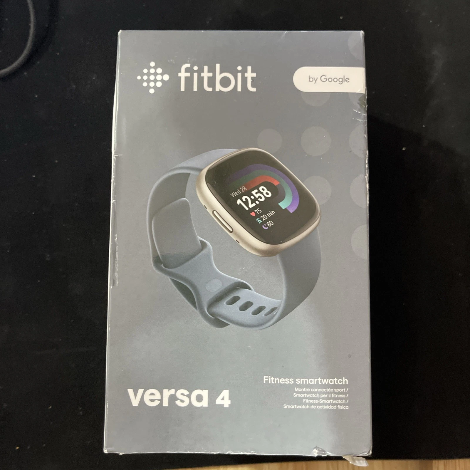 Fitbit Versa 4 Activity Tracker - FB523SRAG-US (Blue)USED