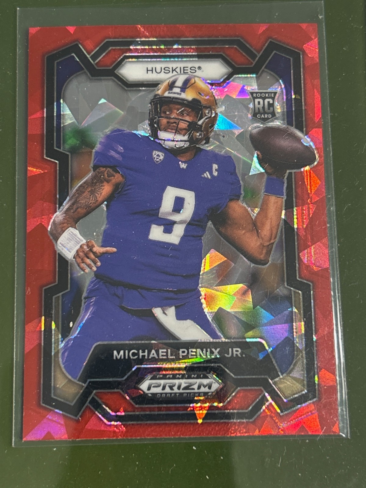 Michael Penix Jr. Silver 2024 Panini Prizm Draft Picks #101 Falcons