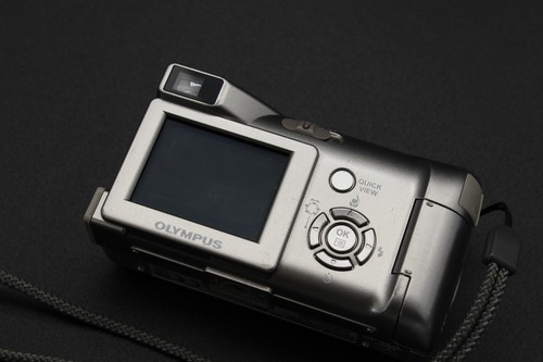 Olympus Digital Camera Camedia C-310 Zoom 3.2MP Silver Tested - Picture 4 of 5