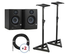 PreSonus Eris 3.5BT 3.5-inch Powered Bluetooth Studio Monitors with Stands and