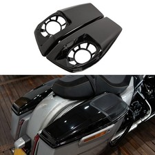 6x9 Vivid Black Saddlebag Speaker Lids for Ha...