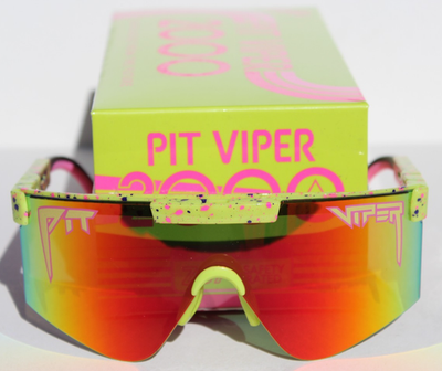 Meteor ペイントボール 2000発 イエロー/ピンク　17ミリ PIT VIPER The 1993 2000s Sunglasses Yellow Pink/Orange Mirror ANSI