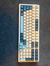 FREEWOLF K8 Mechanical Wireless USB-C Keyboard QWERTY English White/Grey/Blue