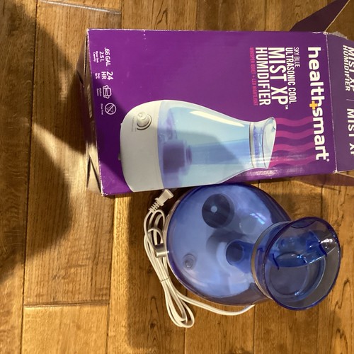 Healthsmart Sky Blue LED Ultrasonic Cool Mist XP Humidifier 2.5L diffuser 24HR - Picture 5 of 6