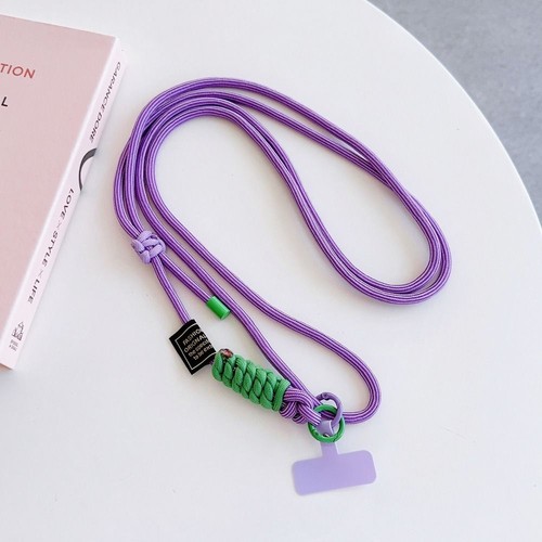 Keychain Phone Case Hang Rope Crossbody Shoulder Belt Phone Accessories - Photo 12 sur 12