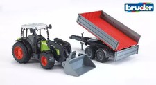 4001702021122 Traktor Claas Nectis 267F z ładowarką i przyczepą 02112 BRUDER Bru