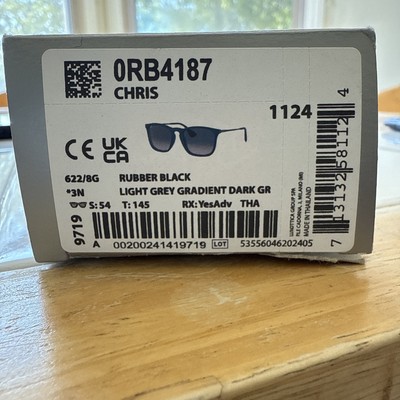 Brand New!!!!!!!! Ray-Ban RB4187 622/8G 54-18 Men's Sunglasses