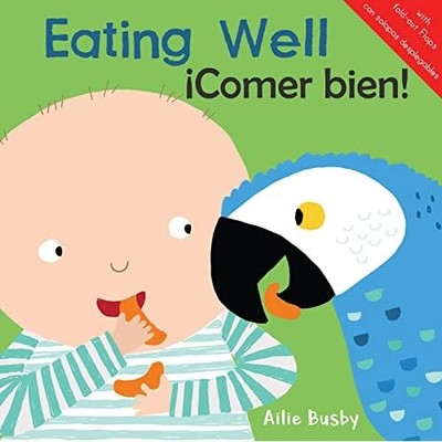 Eating Well!/!Comer bien! (Just Like Me/!Igual que yo!  - Board Book NEW Busby,
