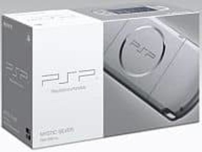 Sony PSP PlayStation Portable PSP-3000MS Mystic Silver Handheld