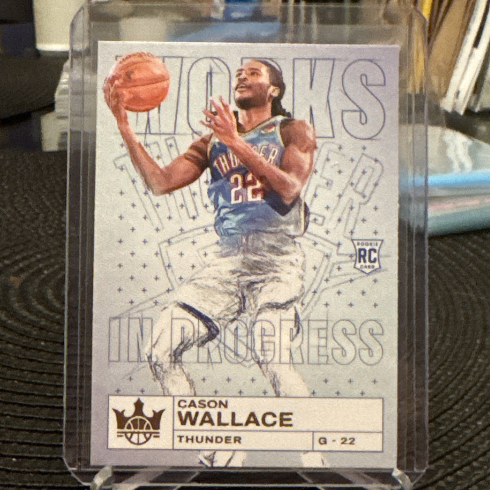 Cason Wallace 2023-24 Panini Court Kings Works In Progress