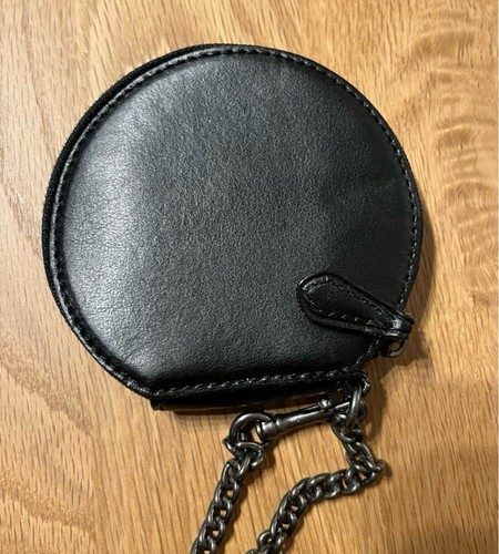 Coach Ladybug Coin Case Red w/ Chain F30695 Unused Great Condition - Picture 3 of 5