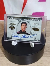 2008 Press Pass Wheels Trackside Treasury Auto Denny Hamlin Gold /25