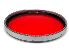 B W Color Filter 55E Red 5X In Silver Filter 55Mm Circular Filter Thread