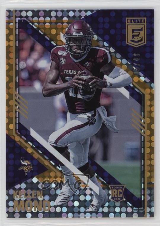 2021 Panini Donruss Elite Rookies Orange /49 Kellen Mond #108 Rookie RC z6b