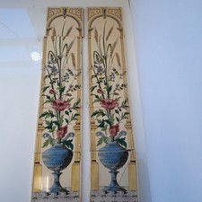 Poppy And Wheatsheaf Fireplace Tile Surround X 10 Tiles