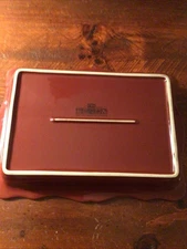 Bico Ovenware Stoneware Baking Dish 16 by 12 Inch Wine Brown Color Dotted Rim