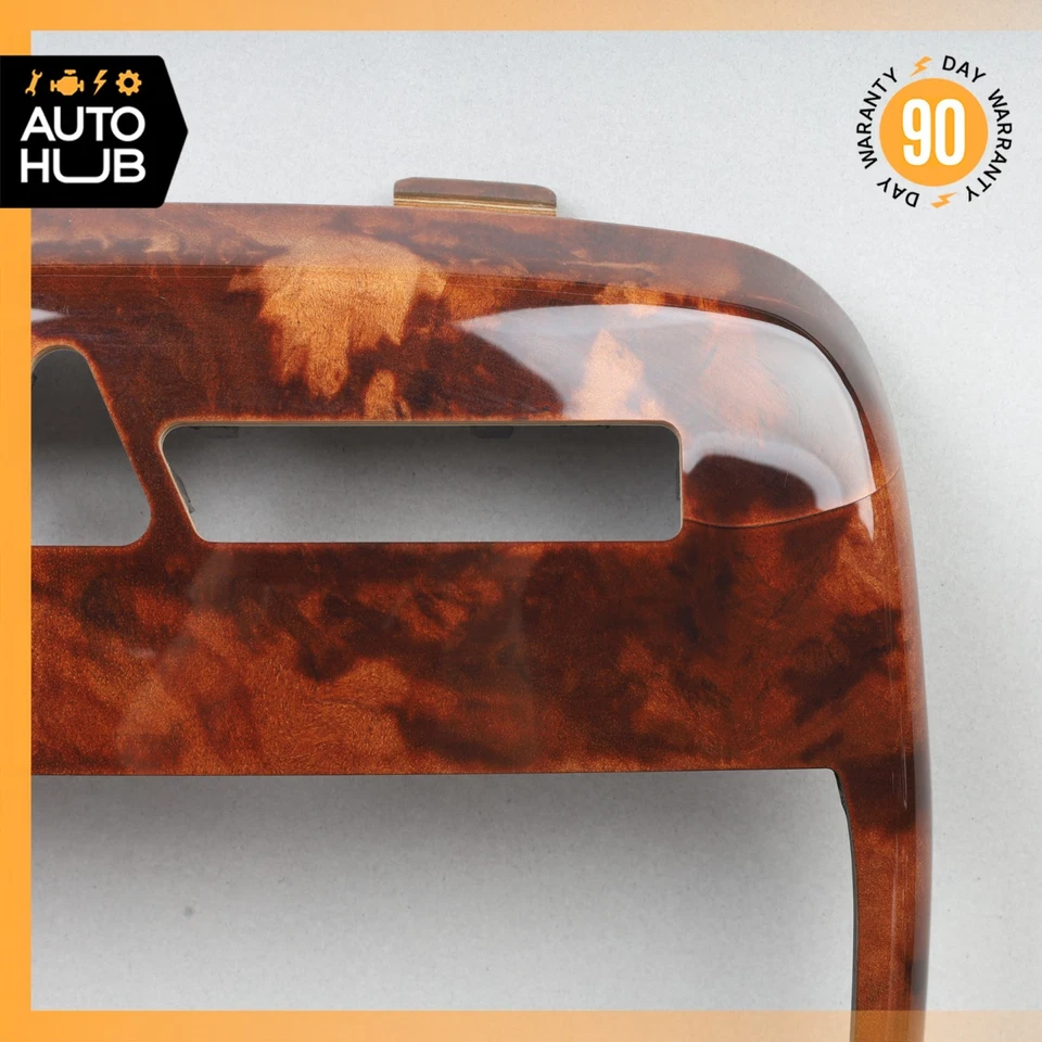 03-06 Mercedes W215 CL500 CL55 AMG consola central moldura de madera 2156805639 OEM Foto 3 de 4