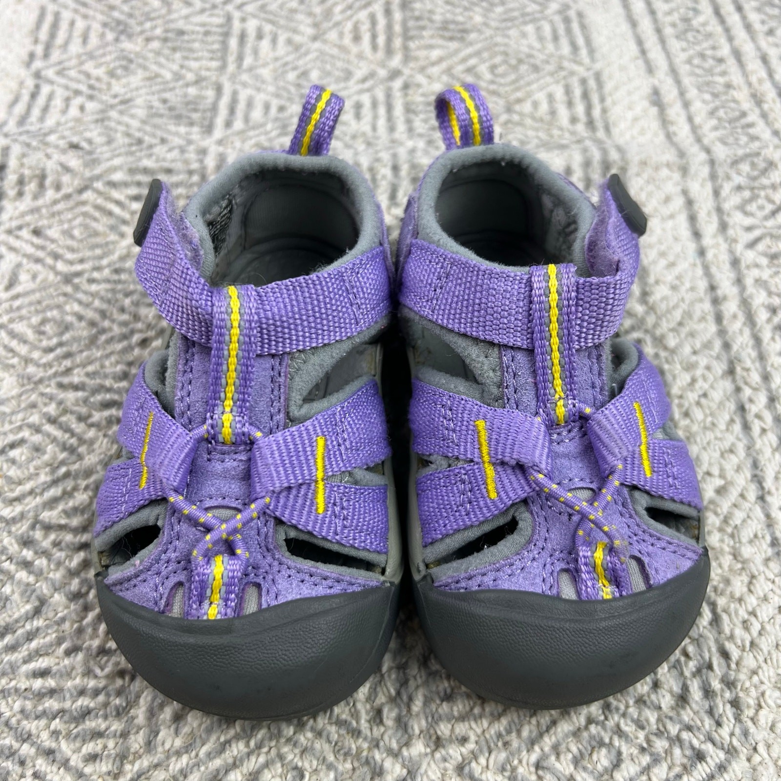 Sandali KEEN Newport H2 viola grigio taglia 4 bambino scarpe da acqua punta chiusa