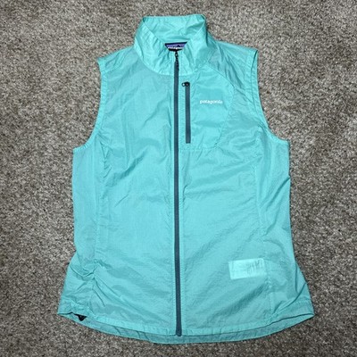 Patagonia Houdini Vest Mint Green Lightweight Full Zip Vest Women's Small