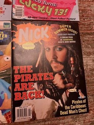JOHNNY DEPP nick magazine PIRATES OF CARIBBEAN dead man chest SUPER SUMMER ISSUE