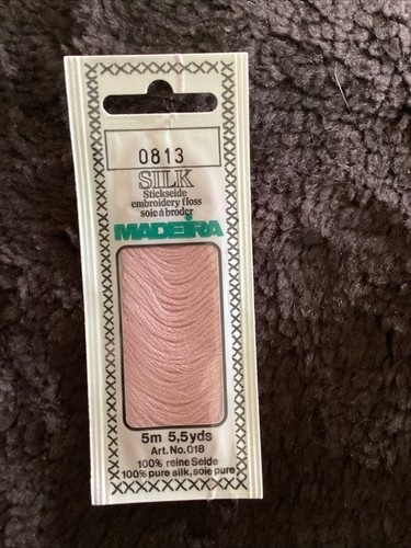 MADEIRA Silk Thread Embroidery Floss “Rose” #0813 - West Germany - NEW & SEALED