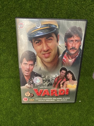 VARDI - SUNNY DEOL, DHARMENDRA, JACKIE SHROF-BOLLYWOOD DVD-ENGLISH SUBTITLES