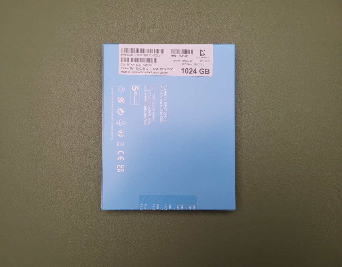 Intel 670p 1TB M.2 NVMe Internal SSD (SSDPEKNU010TZX1) for sale