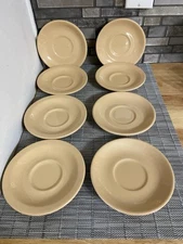 Vintage Early Homer Laughlin Best China Saucers Set of 8 in excellent condition